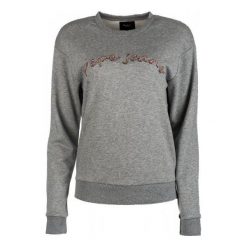 Pepe Jeans bluza damska Momo XS, szara. Szare bluzy Pepe Jeans, xs, z aplikacjami, z jeansu, bez kaptura. W wyprzedaży za 169.00 zł.