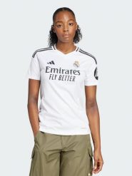 Adidas Koszulka sportowa w kolorze białym rozmiar: M. Białe koszulki sportowe Adidas, bez wzorów, bez ramiączek, outdoorowe. Za 113.63 zł.