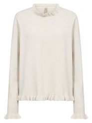 Soyaconcept Sweter "Helda" w kolorze kremowym rozmiar: S. Brązowe swetry Soyaconcept, s, bez wzorów, bez ramiączek. Za 214.95 zł.