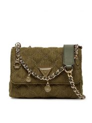 Guess Torebka Giully II Mini HWCG96 73740 Zielony. Zielone torebki klasyczne Guess, z aplikacjami, z materiału, bez dodatków. Za 549.99 zł.