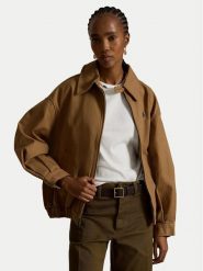 Polo Ralph Lauren Kurtka przejściowa 211A96311003 Beżowy Oversize. Brązowe kurtki Polo Ralph Lauren, xs, bez wzorów, z bawełny, bez kaptura. Za 1,699.00 zł.