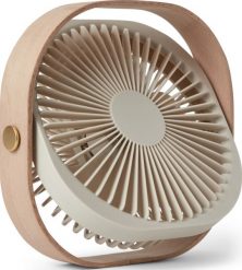 Wentylator Fantastic beżowy z drewnianą ramą. Nawilżacze powietrza Printworks. Za 339.99 zł.