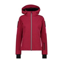 Kurtka damska narciarska CMP 33W0316. Zielone kurtki narciarskie CMP, s, bez wzorów, z materiału, z kapturem, narciarskie. Za 1,279.00 zł.