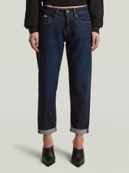 G-Star Dżinsy - Boyfriend fit - w kolorze granatowym rozmiar: W27/L30. Niebieskie jeansy G-Star, l, z aplikacjami. Za 226.10 zł.