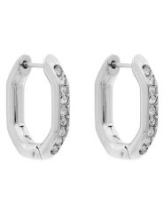 Swarovski Kolczyki Dextera Octagon 5724585 Srebrny. Szare kolczyki SWAROVSKI, metalowe. Za 469.99 zł.