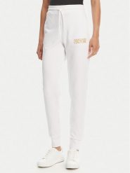 Versace Jeans Couture Spodnie dresowe 78HAAT06 Biały Regular Fit. Białe spodnie dresowe Versace Jeans Couture, m, bez wzorów, z bawełny. Za 489.99 zł.