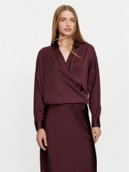Imperial Koszula CJF4IDG Bordowy Loose Fit. Czerwone koszule Imperial, s, bez wzorów, z syntetyku, bez kołnierzyka, bez ramiączek. Za 169.99 zł.
