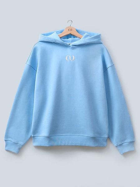 LeGer Bluza "Talea" w kolorze błękitnym rozmiar: 36. Niebieskie bluzy LeGer, bez wzorów, z bawełny, z kapturem. Za 214.95 zł.