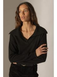 Perfect Cashmere Kaszmirowy sweter "Crimson" w kolorze czarnym rozmiar: M. Czarne swetry Perfect Cashmere, m, bez wzorów, z kaszmiru, bez ramiączek. Za 435.45 zł.