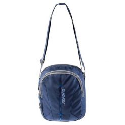 Torba Na Ramię Unisex Dla Dorosłych Logo Saquet. Niebieskie torby na ramię Hi-tec, bez wzorów, sportowe, na ramię, bez dodatków. Za 70.99 zł.