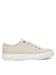 Lee Tenisówki Ava C Women Low -50251009 35E Beżowy. Brązowe trampki Lee, bez wzorów, z materiału, bez zapięcia. Za 79.99 zł.
