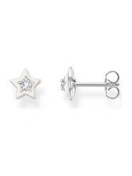 Thomas Sabo Srebrne kolczyki-wkrętki z cyrkoniami rozmiar: onesize. Szare kolczyki Thomas Sabo, z cyrkonią, srebrne. Za 123.95 zł.