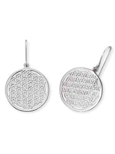 Engelsrufer Srebrne kolczyki "Flower of life" rozmiar: onesize. Szare kolczyki Engelsrufer, srebrne. Za 160.58 zł.