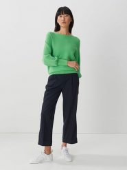 Someday Sweter w kolorze zielonym rozmiar: S. Zielone swetry someday., s, bez wzorów, bez ramiączek. Za 153.71 zł.