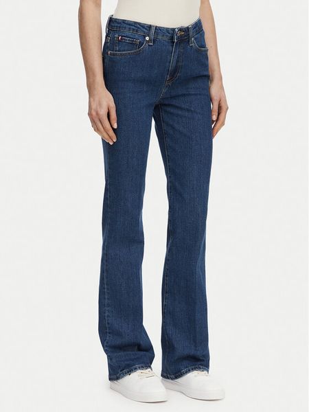 Tommy Hilfiger Jeansy Rian Rw WW0WW49956 Granatowy Bootcut Fit. Niebieskie jeansy TOMMY HILFIGER, bez wzorów. Za 299.99 zł.