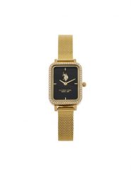 U.S. Polo Assn. Zegarek Odette USP8390BK Złoty. Żółte, analogowe zegarki U.S. Polo Assn., złote. Za 439.99 zł.