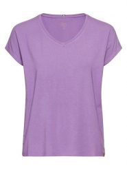 Camel Active Koszulka w kolorze fioletowym rozmiar: M. Różowe bluzki Camel Active, m, bez wzorów, bez kołnierzyka, bez ramiączek. Za 86.99 zł.