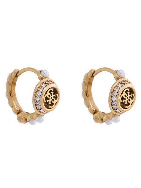 Guess Kolczyki JUBE05 518JW Złoty. Żółte kolczyki Guess, metalowe. Za 189.99 zł.