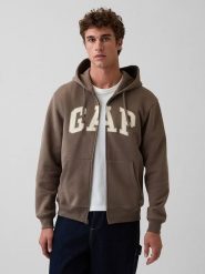 GAP Bluza w kolorze brązowym rozmiar: XL. Brązowe bluzy GAP, xl, bez wzorów, bez kaptura. Za 118.84 zł.