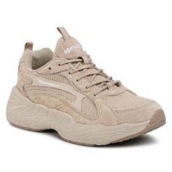 SPRANDI URBAN WP40-9245Y Beżowy. Brązowe obuwie sportowe SPRANDI URBAN, ze skóry, bez zapięcia. Za 159.99 zł.