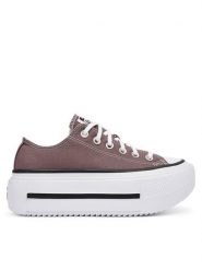 Converse Trampki Chuck Taylor All Star Lift Double Stack A20562C Brązowy. Brązowe trampki Converse, bez wzorów, z materiału, bez zapięcia. Za 399.99 zł.