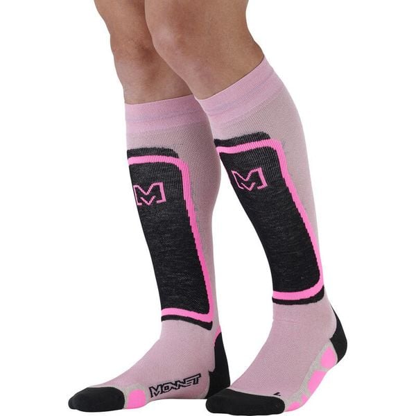 Skarpetki Monnet Fusion. Niebieskie skarpety MONNET, bez wzorów, z elastanu. Za 175.50 zł.