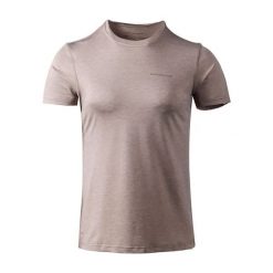 Koszulka treningowa damska Endurance Maje Melange S/S. Brązowe bluzki ENDURANCE, s, bez wzorów, sportowe, bez kołnierzyka, bez ramiączek. Za 89.99 zł.
