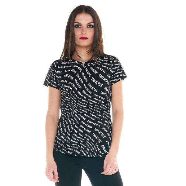 T-shirt firmy Energy. Czarne t-shirty LEONE 1947 APPAREL, l, bez wzorów, z tkaniny, bez kołnierzyka, bez ramiączek. W wyprzedaży za 83.85 zł.