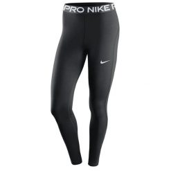 Legginsy Damskie Pro DriFIT Mid Rise. Czarne legginsy Nike, bez wzorów. Za 229.99 zł.