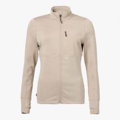 Bluza polarowa Wędrówki damska Swedemount Trondheim Midlayer Full Zip. Brązowe bluzy SWEDEMOUNT, na zimę, bez wzorów, z polaru, bez kaptura. Za 199.99 zł.