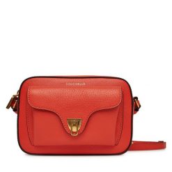 Torebka Coccinelle. Brązowe listonoszki Coccinelle, bez wzorów, bez dodatków. Za 729.99 zł.