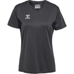 Damski jersey Hummel Authentic. Szare koszulki sportowe Hummel, bez wzorów, z jersey, bez ramiączek, do piłki nożnej. Za 191.00 zł.