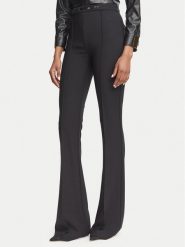 Elisabetta Franchi Spodnie materiałowe PA-197-66E2-V290 Czarny Flared Leg. Czarne spodnie materiałowe Elisabetta Franchi, bez wzorów, z materiału. Za 1,239.00 zł.