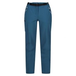 Spodnie turystyczne dla kobiet Regatta Xert III. Niebieskie spodnie sportowe Regatta, na lato, bez wzorów, trekkingowe. W wyprzedaży za 347.00 zł.