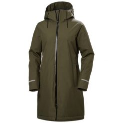 Kurtka damska Helly Hansen Aspire Rain. Zielone kurtki sportowe Helly Hansen, bez wzorów, bez kaptura. W wyprzedaży za 818.50 zł.