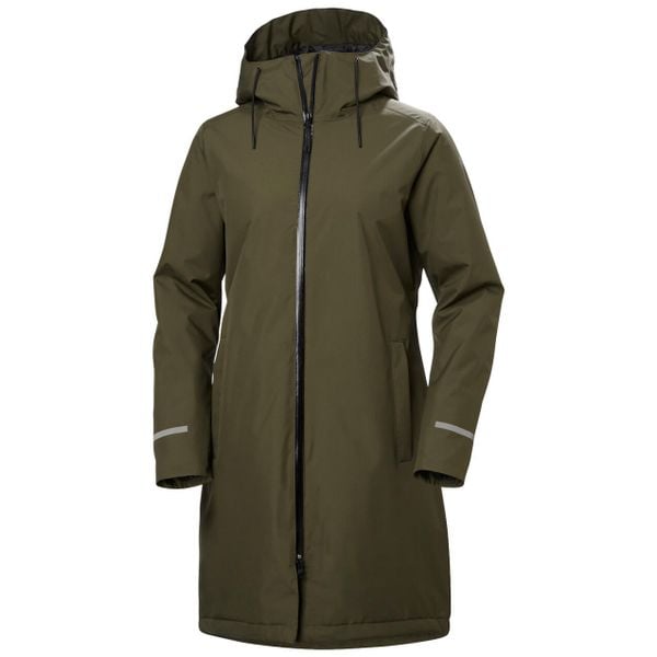 Kurtka damska Helly Hansen Aspire Rain. Zielone kurtki sportowe Helly Hansen, bez wzorów, bez kaptura. W wyprzedaży za 818.50 zł.