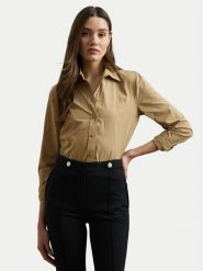 LAUREN RALPH LAUREN Koszula 200925378002 Beżowy Relaxed Fit. Brązowe koszule Lauren Ralph Lauren, xs, bez wzorów, z bawełny, bez kołnierzyka, bez ramiączek. Za 629.99 zł.