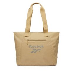 Torebka Reebok. Brązowe shopper Reebok, bez wzorów, bez dodatków. Za 79.99 zł.