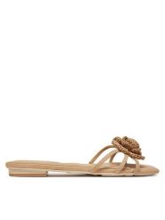 Aldo Klapki Wildbloom 13964634 Beżowy. Brązowe klapki Aldo, bez wzorów, ze skóry, bez obcasa. Za 209.99 zł.