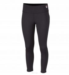 Leginsy tenisowe Fila Tight Quinn. Czarne legginsy sportowe Fila, s, bez wzorów, z elastanu, do biegania. Za 179.99 zł.