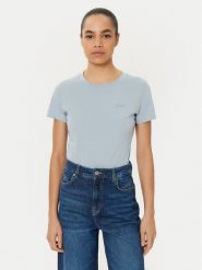 BOSS T-Shirt C_Esogo_1 50506973 Niebieski Slim Fit. Niebieskie t-shirty Boss, m, bez wzorów, z bawełny, bez kołnierzyka, bez ramiączek. Za 99.99 zł.