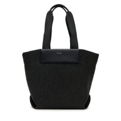 Torebka Calvin Klein. Czarne shopper Calvin Klein, bez wzorów, bez dodatków. Za 489.99 zł.