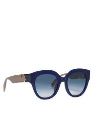 Furla Okulary przeciwsłoneczne WD00117 BX1892 3346S Granatowy. Niebieskie okulary przeciwsłoneczne Furla, bez wzorów, z tworzywa sztucznego. Za 919.99 zł.