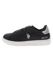 U.S. Polo Assn. Sneakersy w kolorze srebrno-granatowym rozmiar: 38. Niebieskie trampki U.S. Polo Assn., bez wzorów, bez zapięcia. Za 192.79 zł.