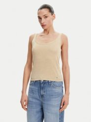 Guess Top W5GR16 Z3E22 Kolorowy Regular Fit. Topy Guess, xl, z aplikacjami, z wiskozy, bez kołnierzyka, bez ramiączek. Za 139.99 zł.