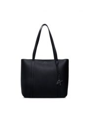 Armani Exchange Torebka 942930 CC726 28621 Czarny. Czarne shopper Armani Exchange, bez wzorów, ze skóry, bez dodatków. Za 449.99 zł.