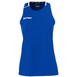 Damska koszulka typu tank top Kempa Player. Białe topy Kempa, m, bez wzorów, bez kołnierzyka, bez ramiączek. Za 152.50 zł.