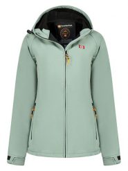 Canadian Peak Kurtka softshellowa "Tamigoglasseak" w kolorze zielonym rozmiar: S. Zielone kurtki sportowe Canadian Peak, s, bez wzorów, z materiału, bez kaptura, outdoorowe. Za 151.95 zł.