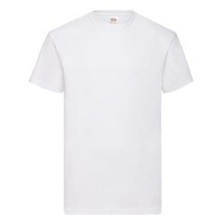 Koszulka Unisex Dla Dorosłych Valueweight. Białe bluzki FRUIT OF THE LOOM, m, bez wzorów, sportowe, bez kołnierzyka, bez ramiączek. Za 31.99 zł.