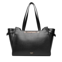 Torebka Guess. Czarne shopper Guess, z aplikacjami, bez dodatków. Za 2,399.00 zł.
